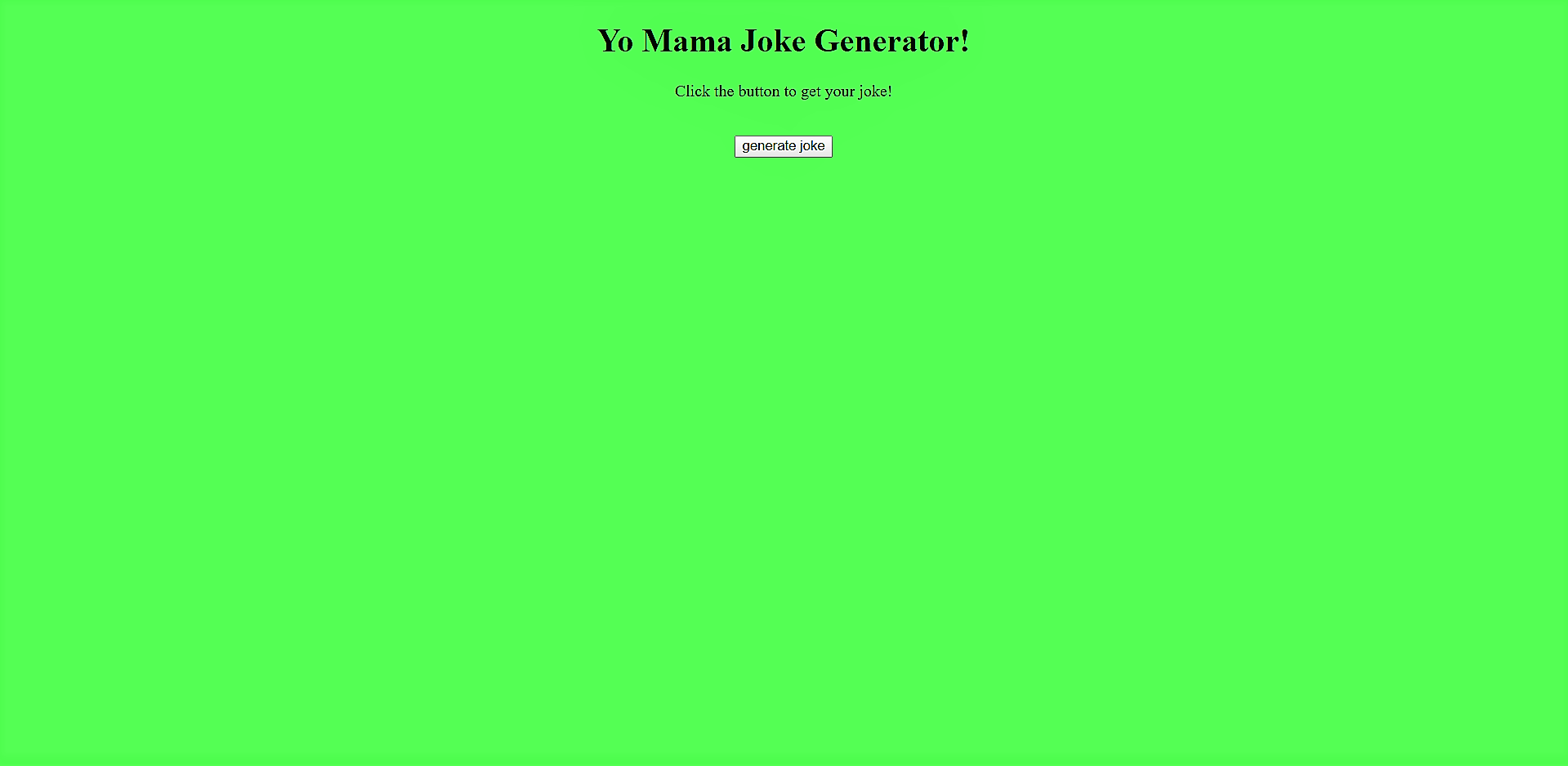 Joke Generator